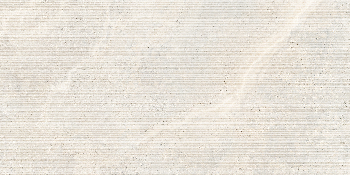 Crown Travertine White Structured Decor P3