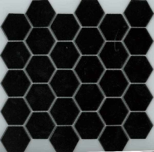 Hexagon Satin Black