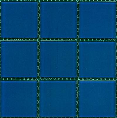 Spring Mediterranean Blue Glass Pool Mosaic Mm